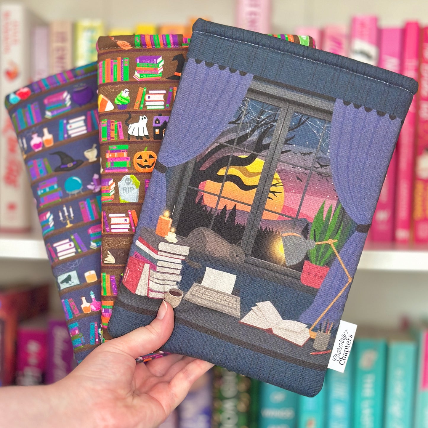 Halloween Shelves Book Sleeve