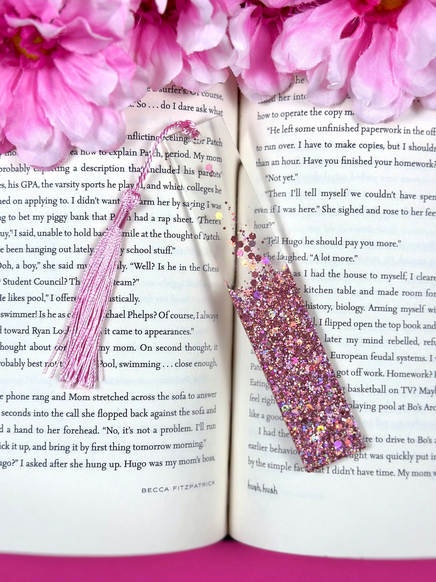 Glitter Resin Bookmarks