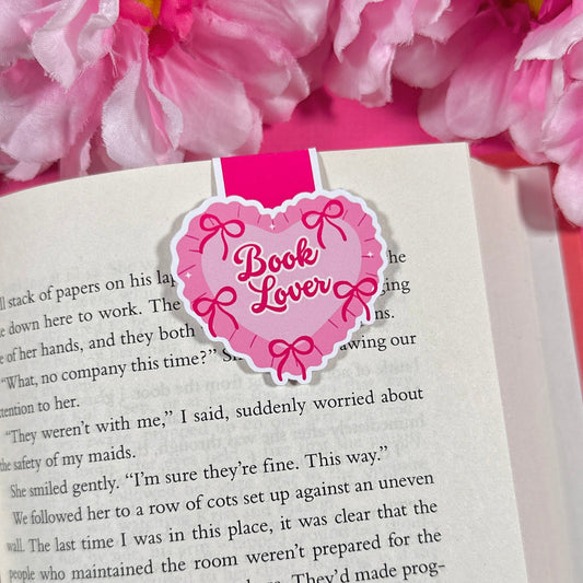 Book Lover Magnetic Bookmark
