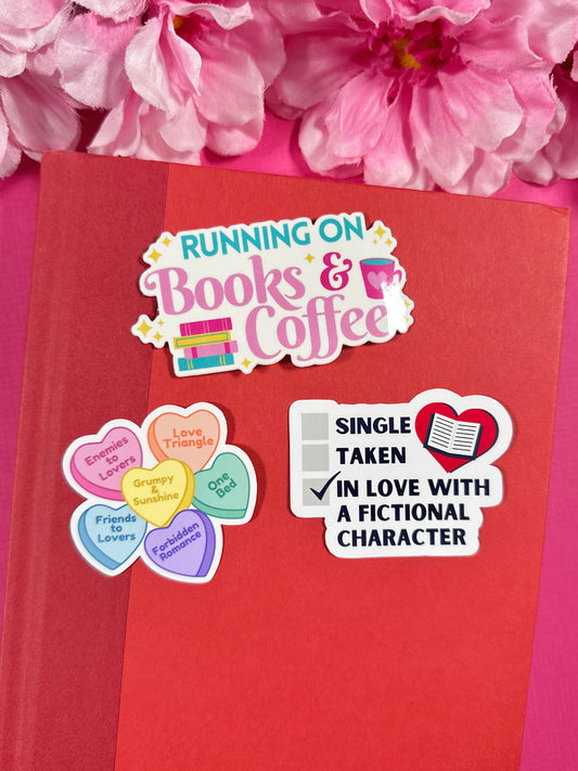 In Love with a Fictional Character Sticker