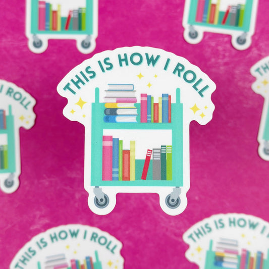 Book Cart Sticker