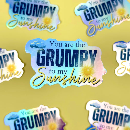 Grumpy Sunshine Sticker