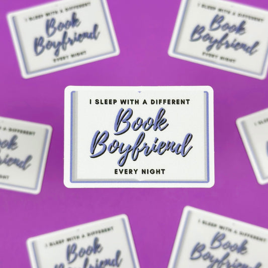 Book Boyfriend Vinyl Sticker
