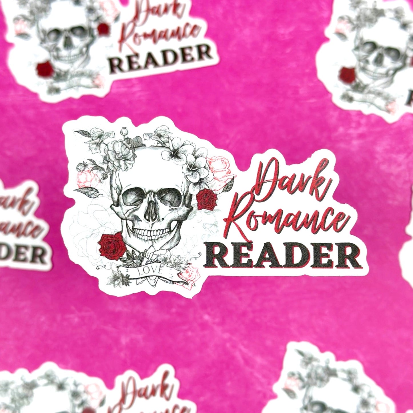 Dark Romance Reader Sticker