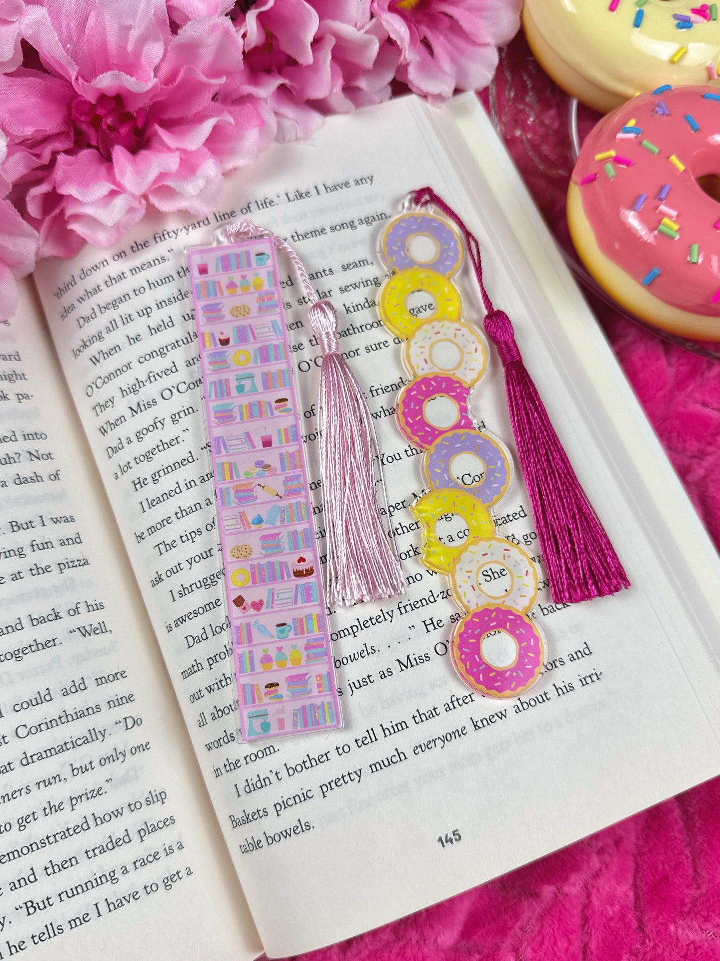 Donut Acrylic Bookmark