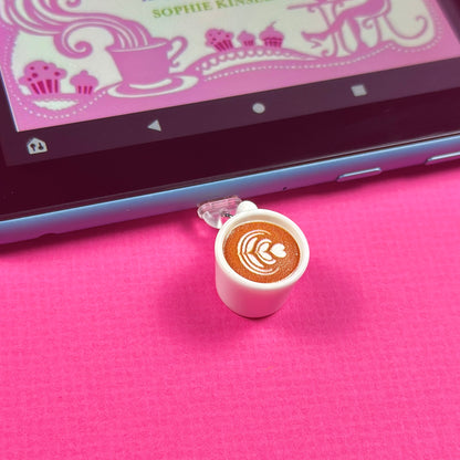 Coffee Cup Kindle Charm