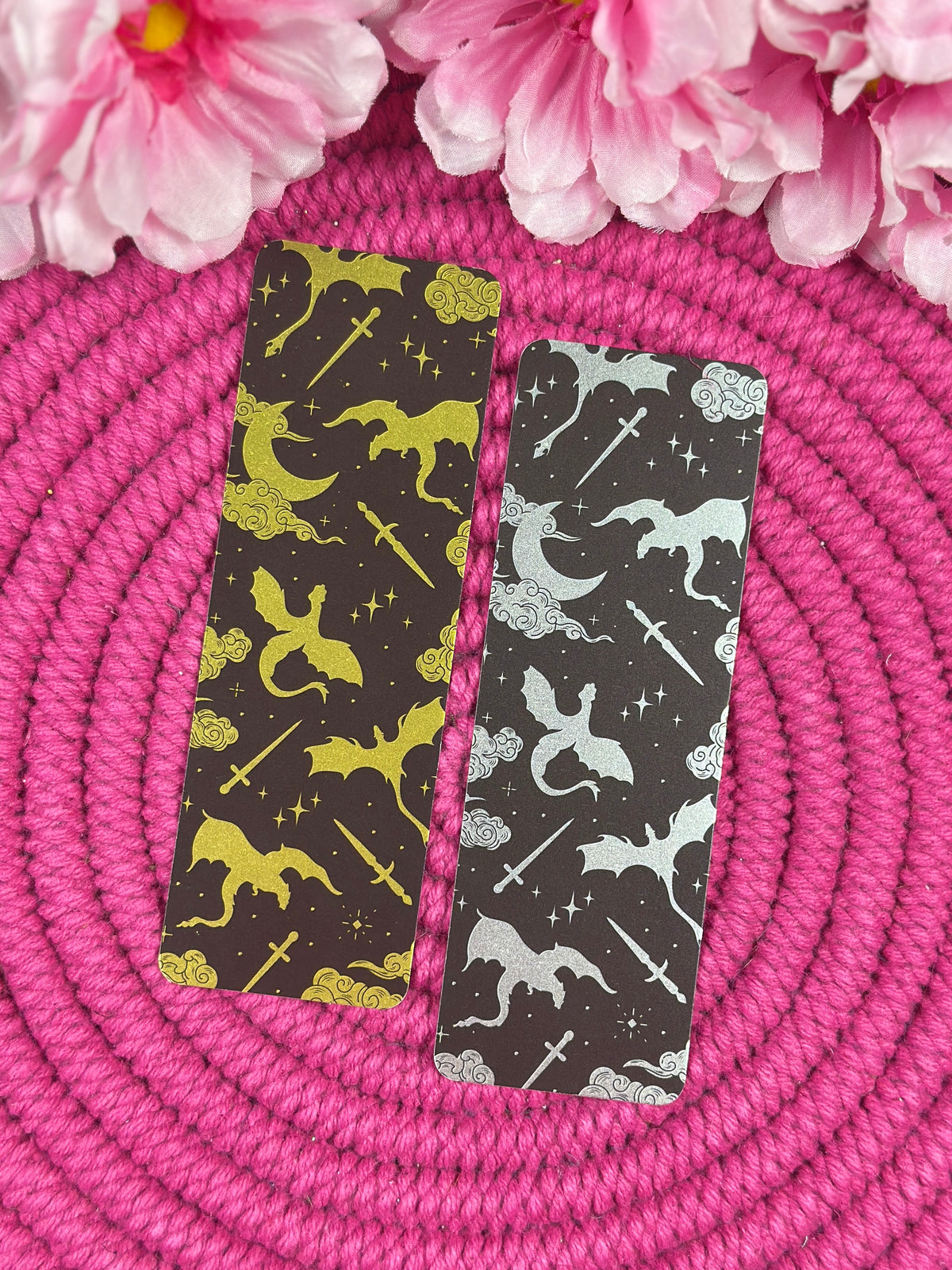 Black & Gold Dragon Bookmark