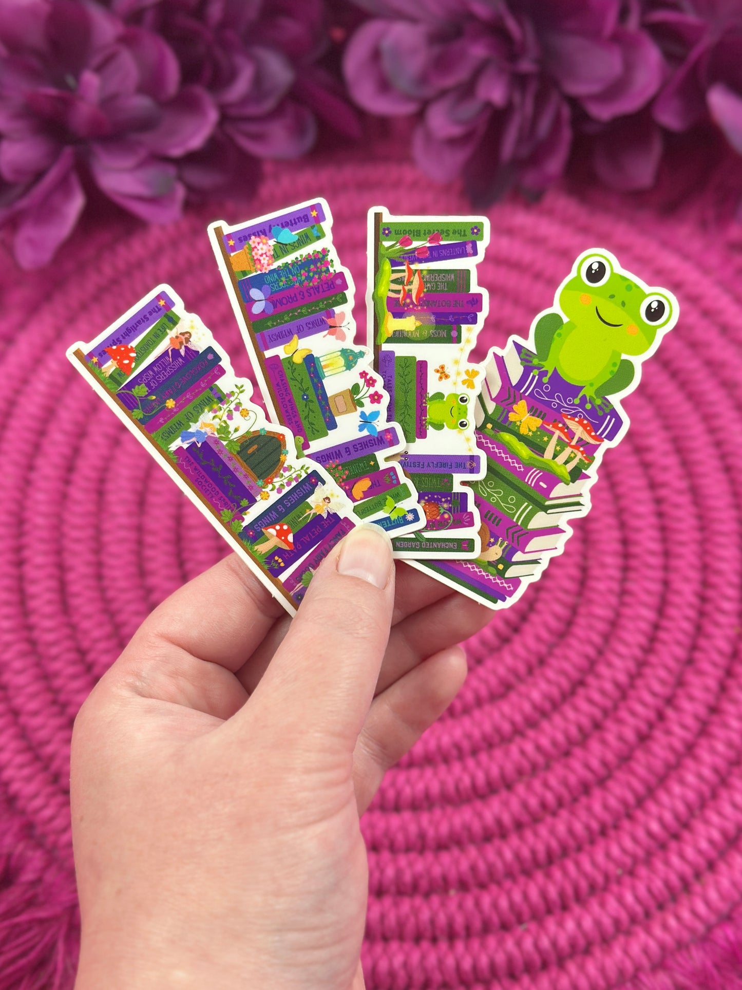 Fairytale Bookshelf Vinyl Sticker