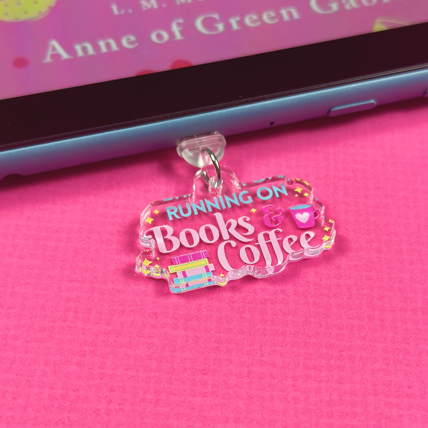 Books & Coffee Kindle Charm