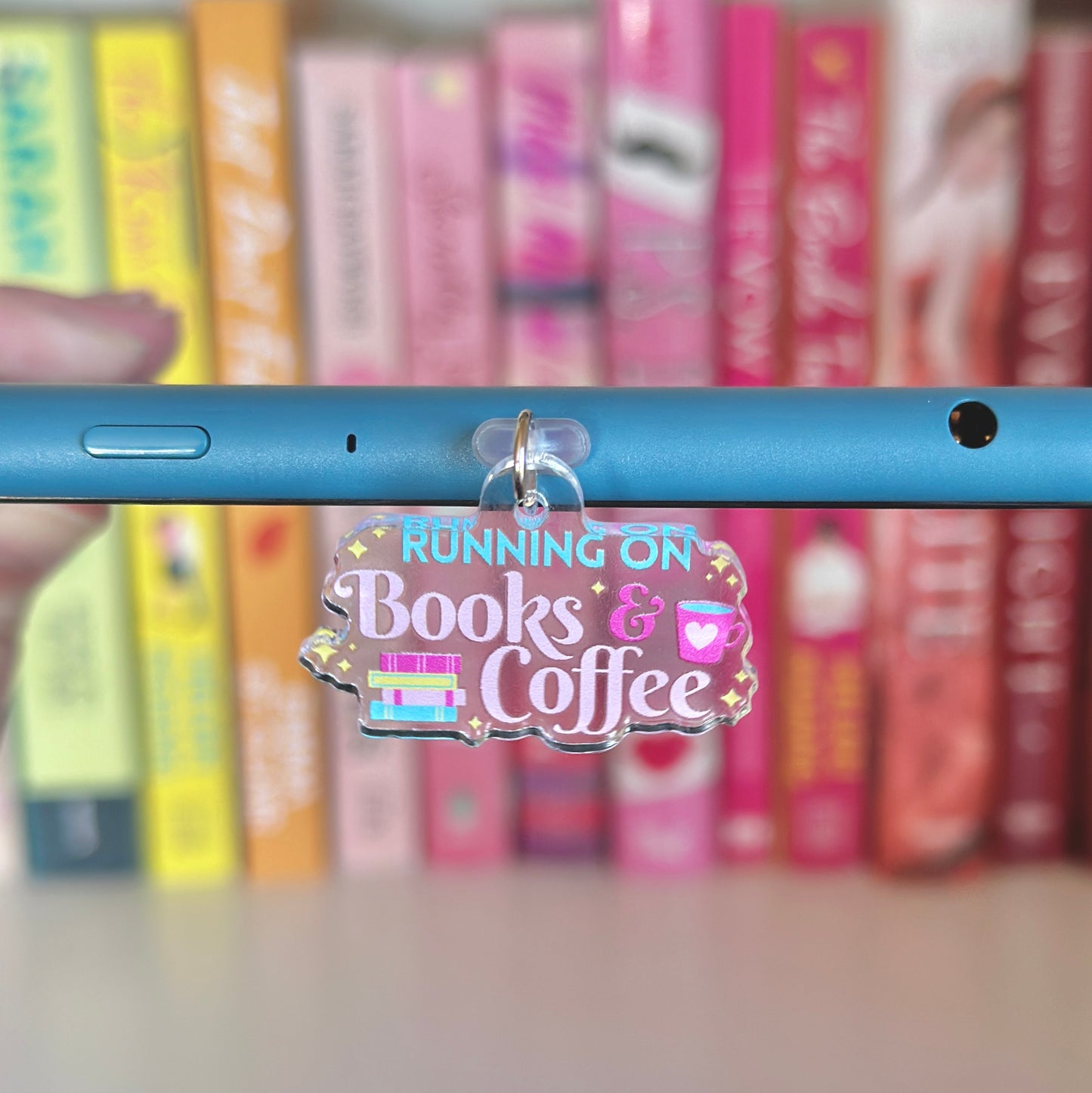 Books & Coffee Kindle Charm