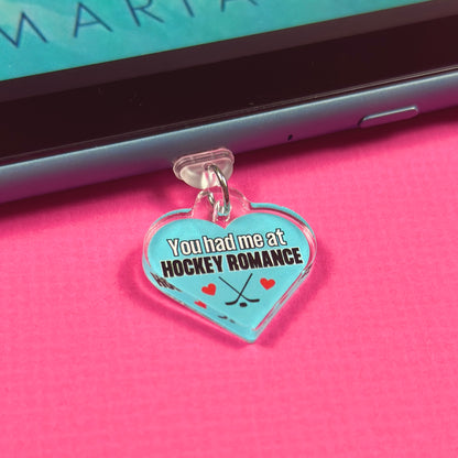 Hockey Romance Kindle Charm