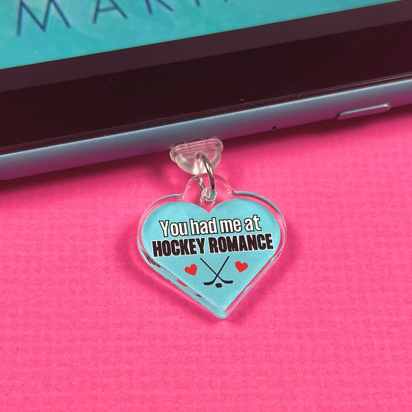 Hockey Romance Kindle Charm