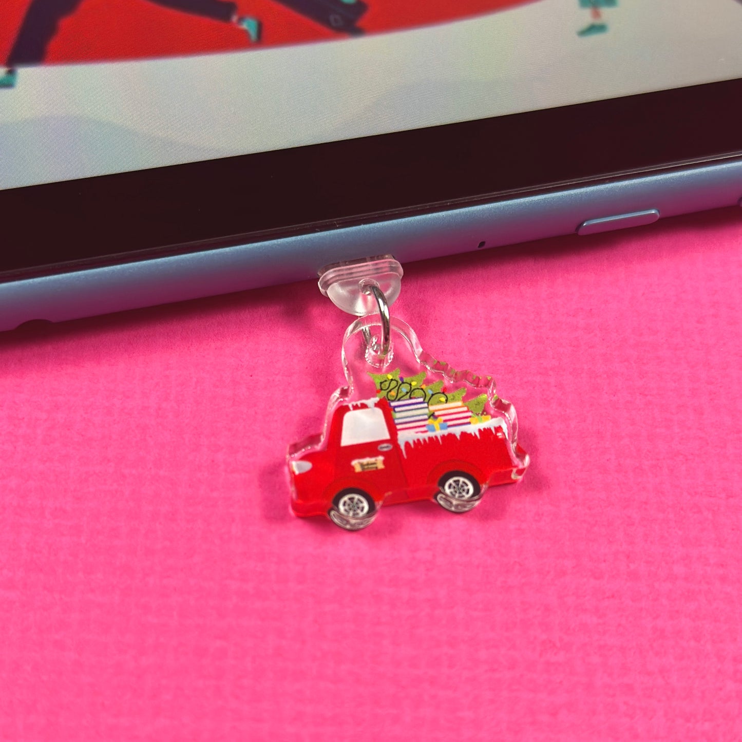 Bookmas Truck Kindle Charm