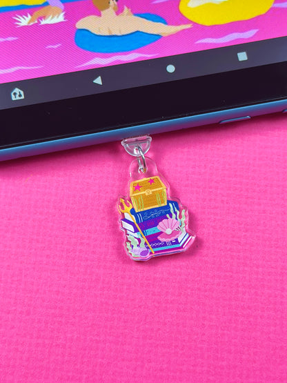 Beach Reads Kindle Charm