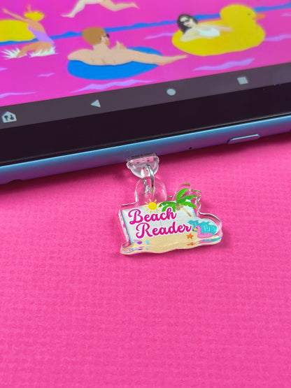 Beach Reads Kindle Charm