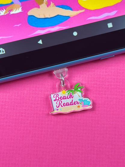 Beach Reads Kindle Charm