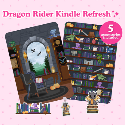 Fantasy Kindle Refresh Kit -Black Dragon