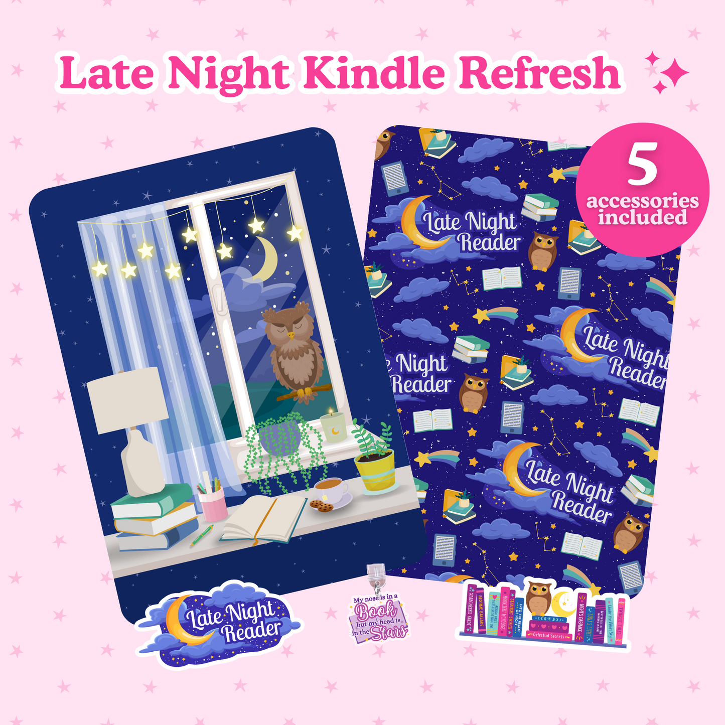 Late Night Reader Kindle Refresh Kit