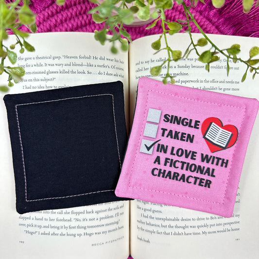 In Love with a Fictional Character Mug Rug