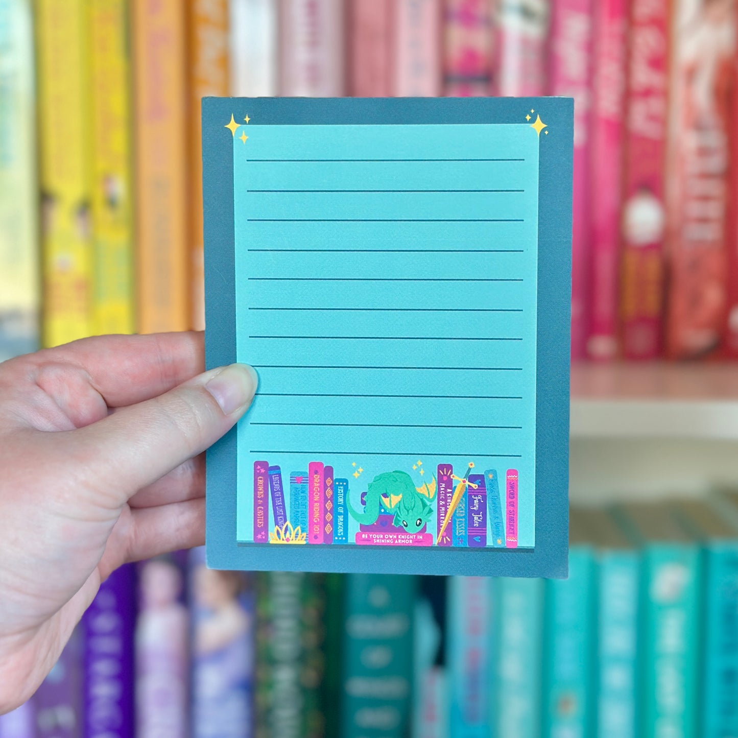 Fantasy Bookshelf Notepad