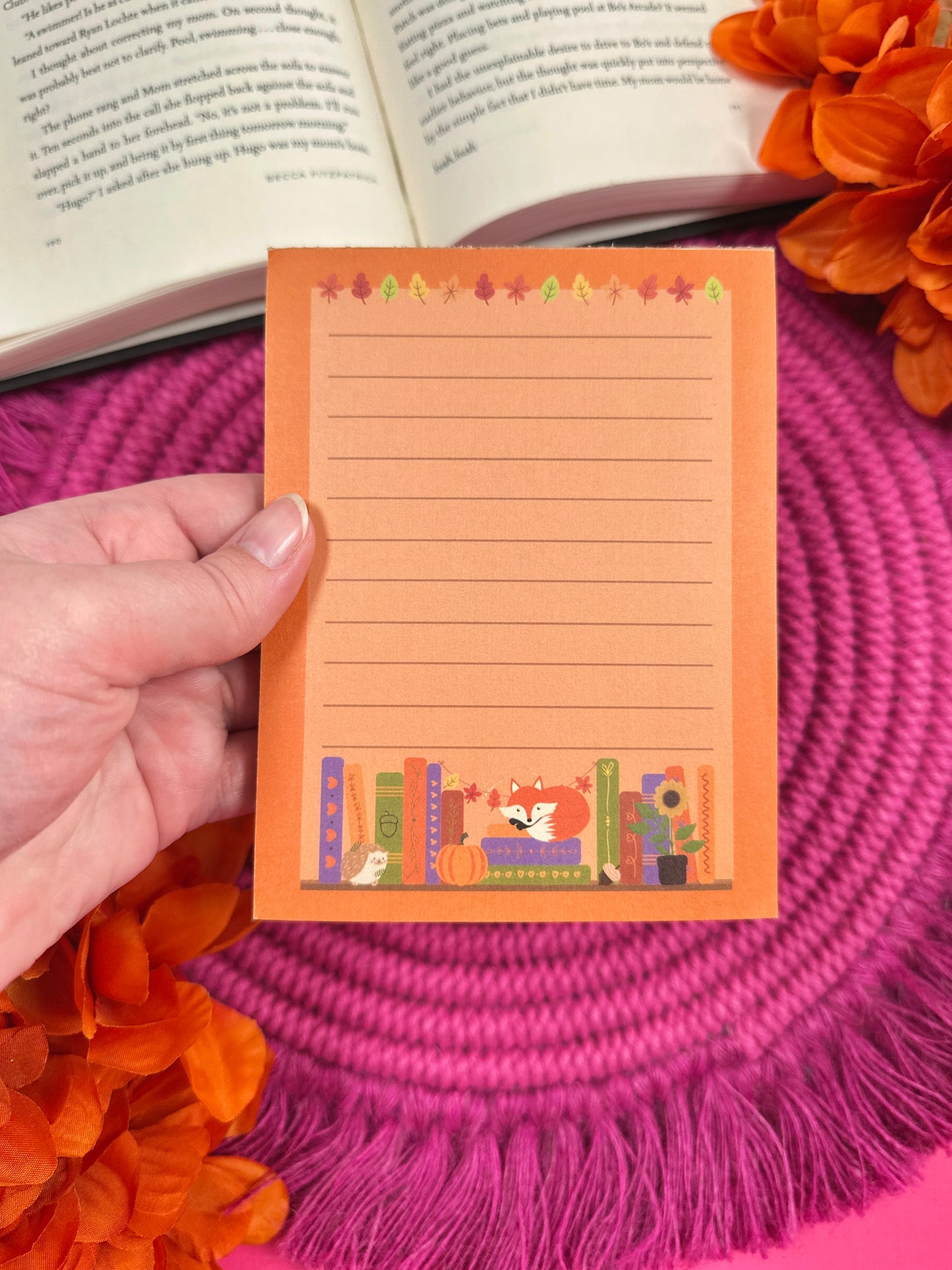 Autumn Bookshelf Stationery Set