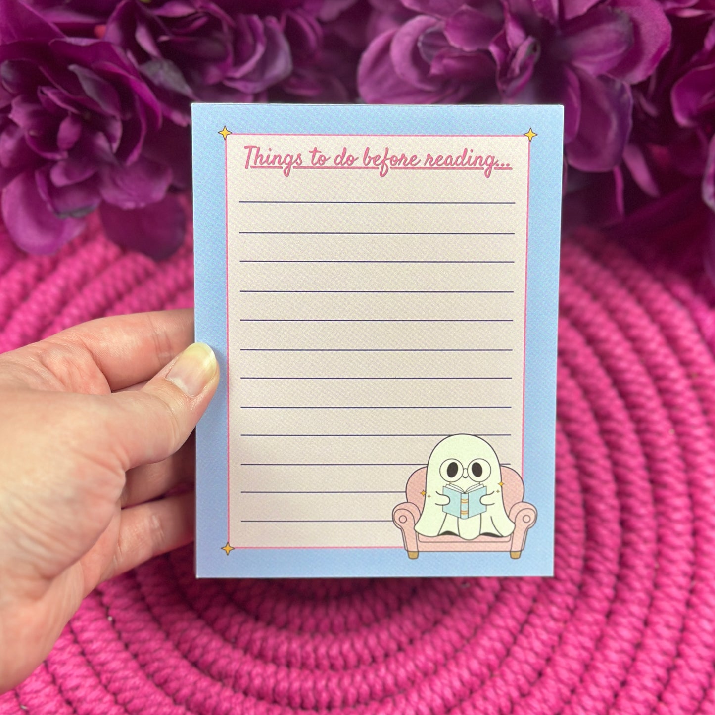 Ghost Reading Notepad