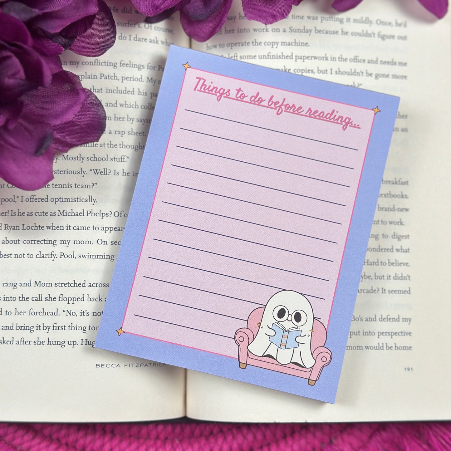 Ghost Reading Notepad