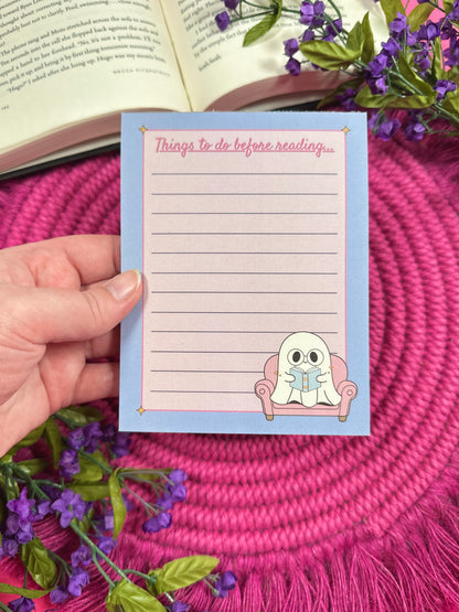 Ghost Reading Stationery