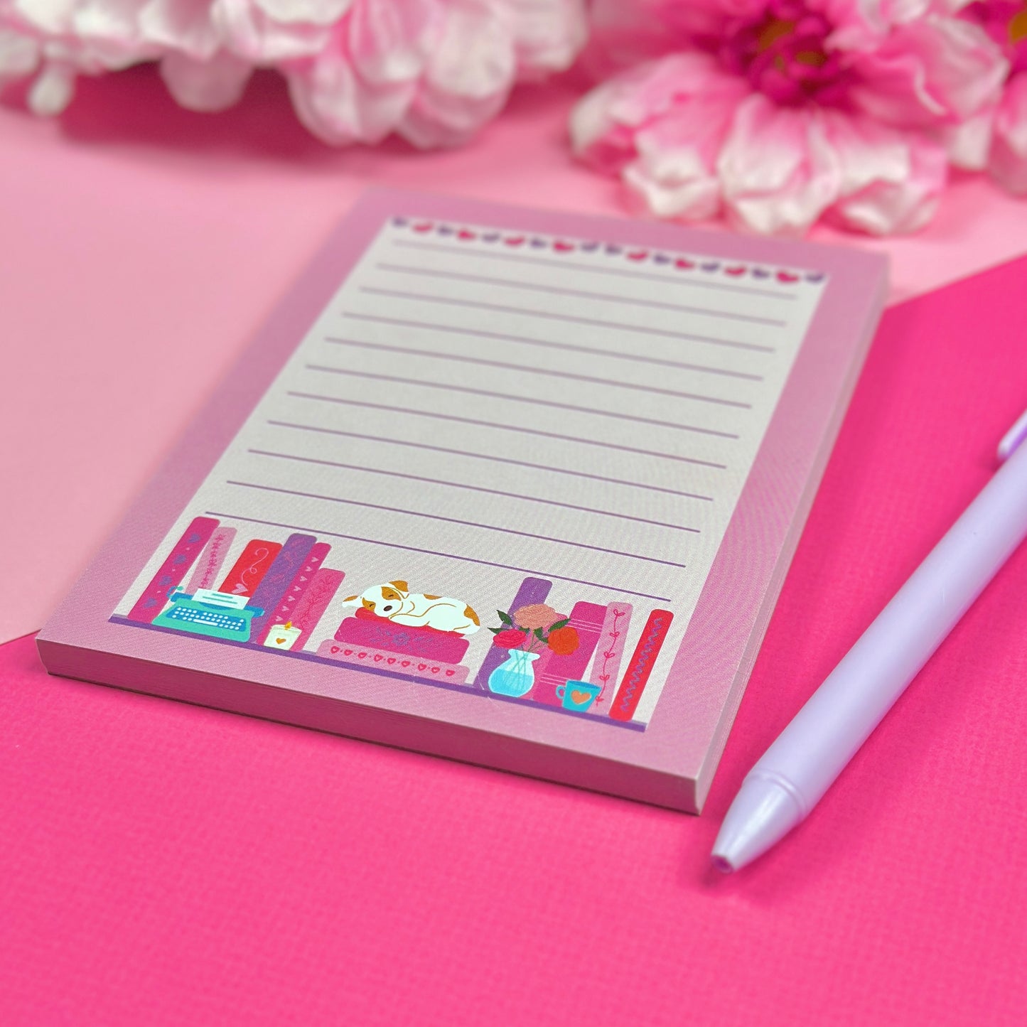 PREORDER: Romance Reader Bookshelf Notepad