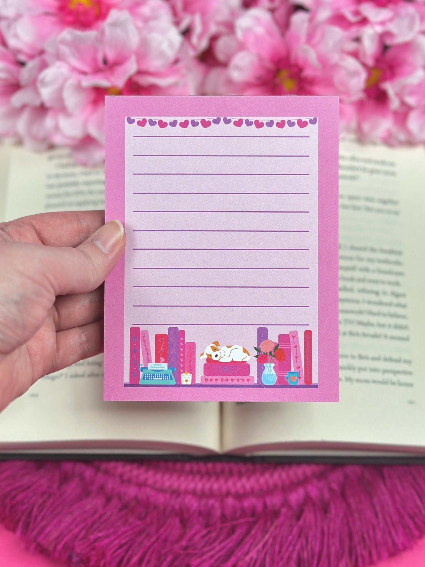 PREORDER: Romance Reader Bookshelf Notepad