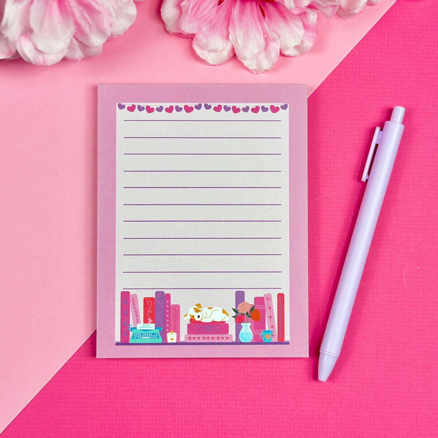 PREORDER: Romance Reader Bookshelf Notepad