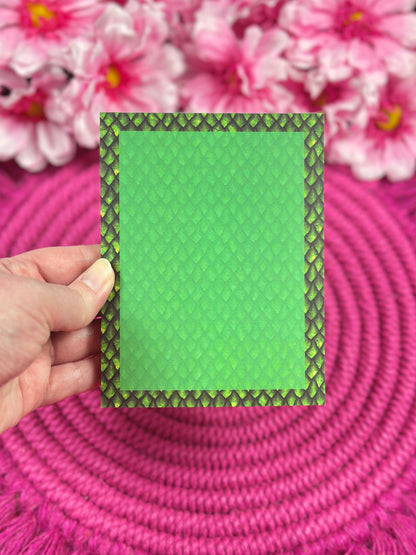 Green Dragon Scale Stationery Set