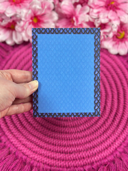 Blue Dragon Scale Stationery Set