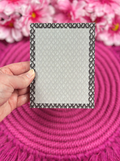 Black Dragon Scale Stationery Set