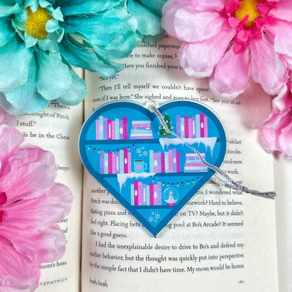 Winter Bookshelf Ornament