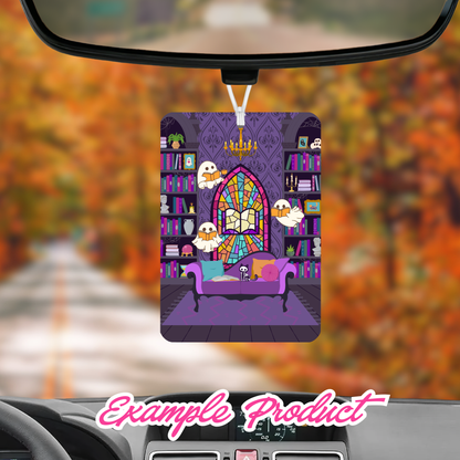 Haunted Library Clipart