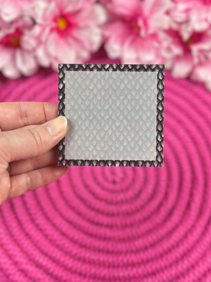 Black Dragon Scale Stationery Set