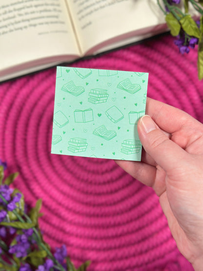 Green Library Card Stationery