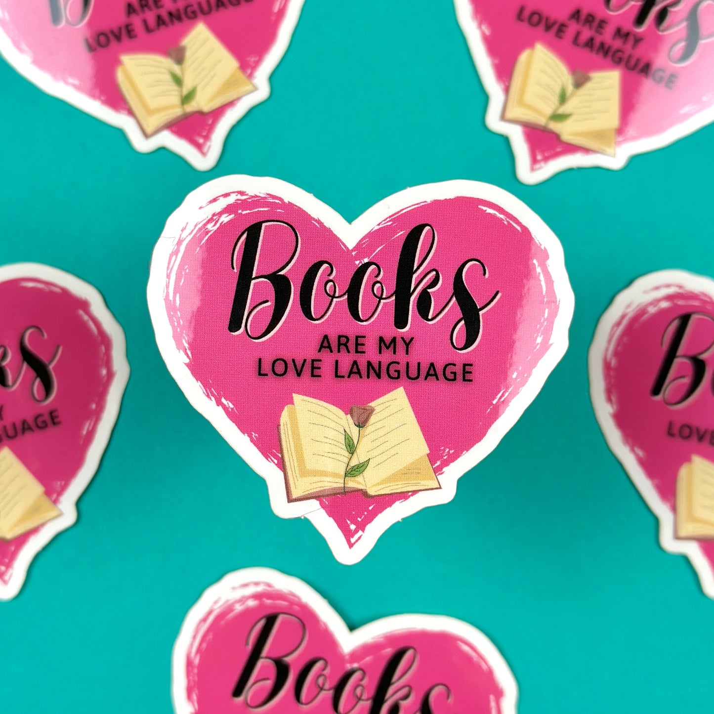 Books are my Love Language Vinyl Sticker