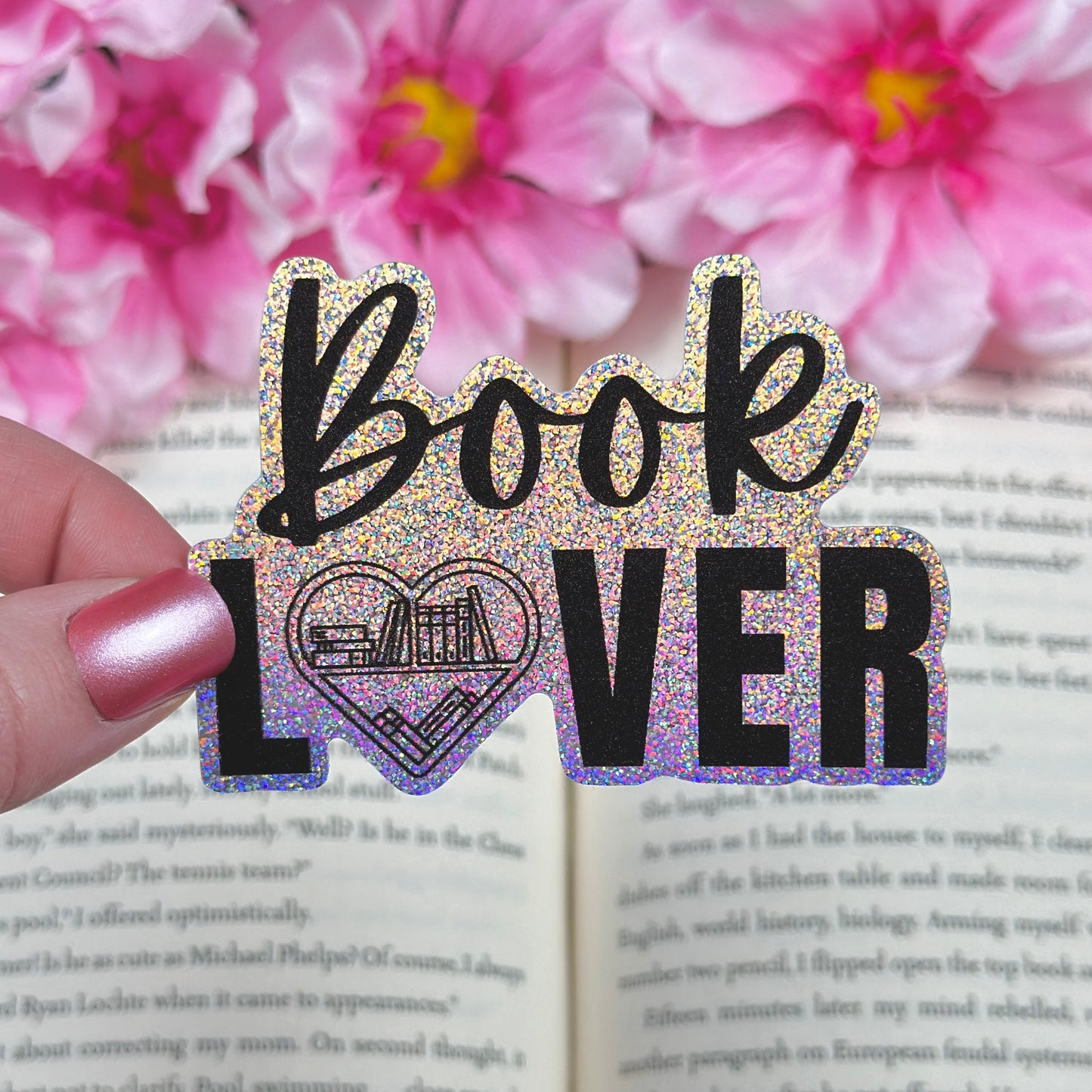 Book Lover Vinyl Sticker