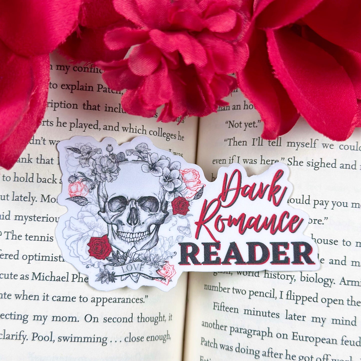 Dark Romance Reader Sticker