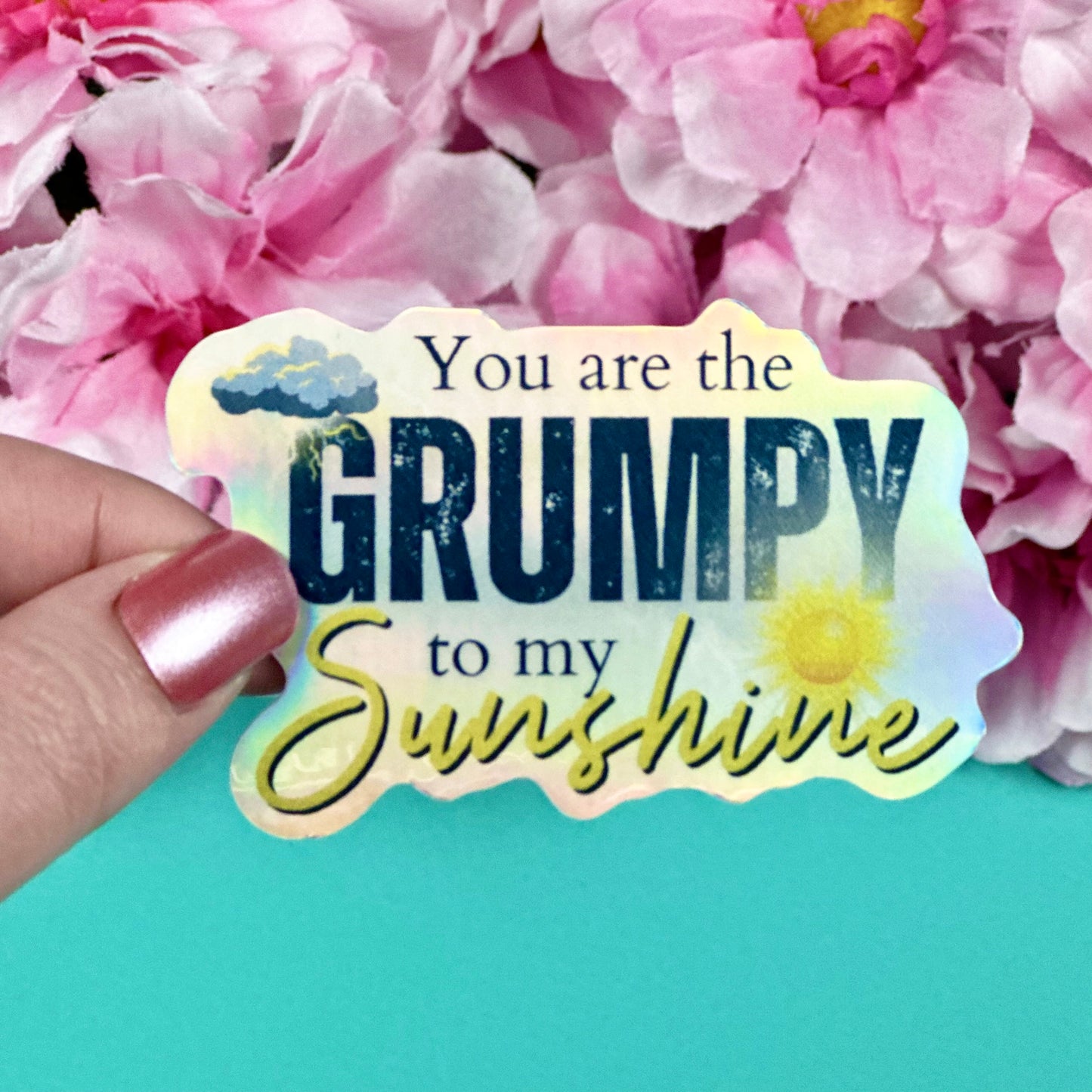 Grumpy Sunshine Sticker