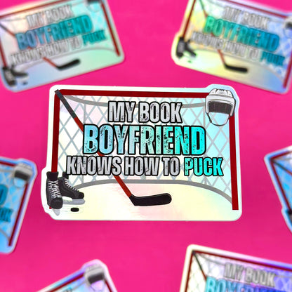 Hockey Romance Vinyl Sticker