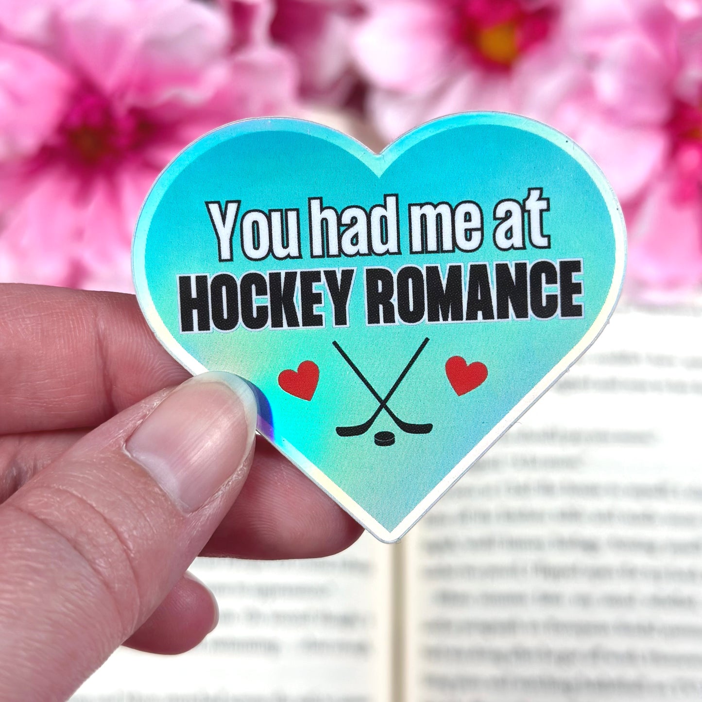 Hockey Romance Vinyl Sticker