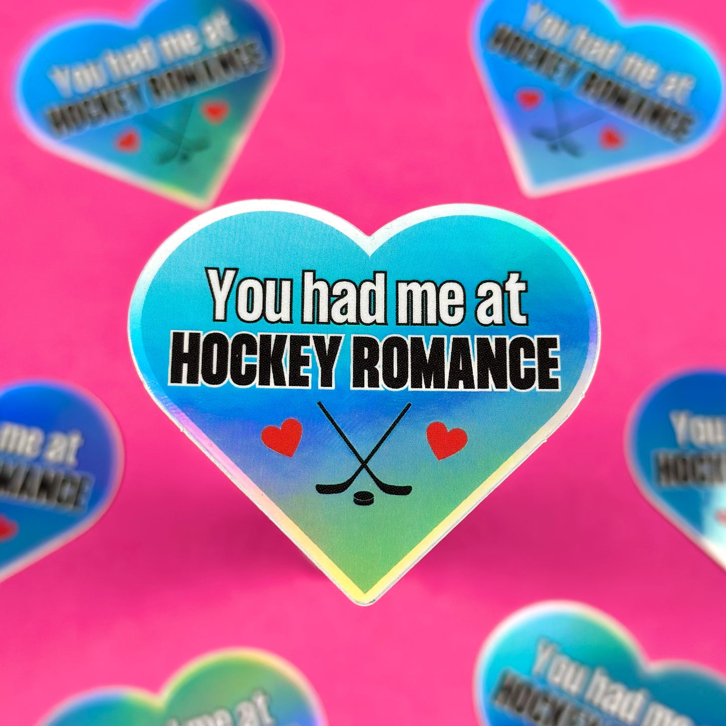 Hockey Romance Vinyl Sticker