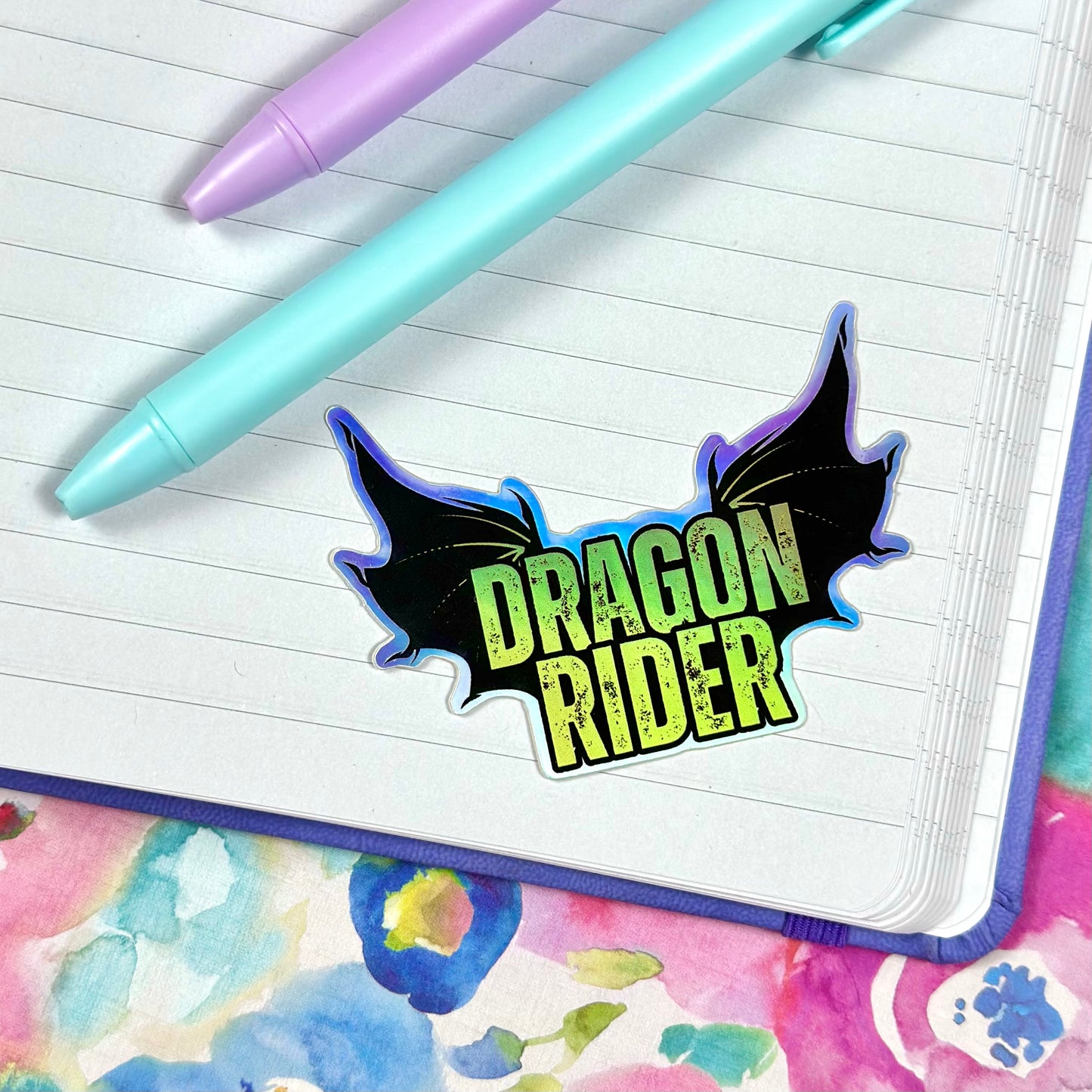 Dragon Rider Vinyl Sticker
