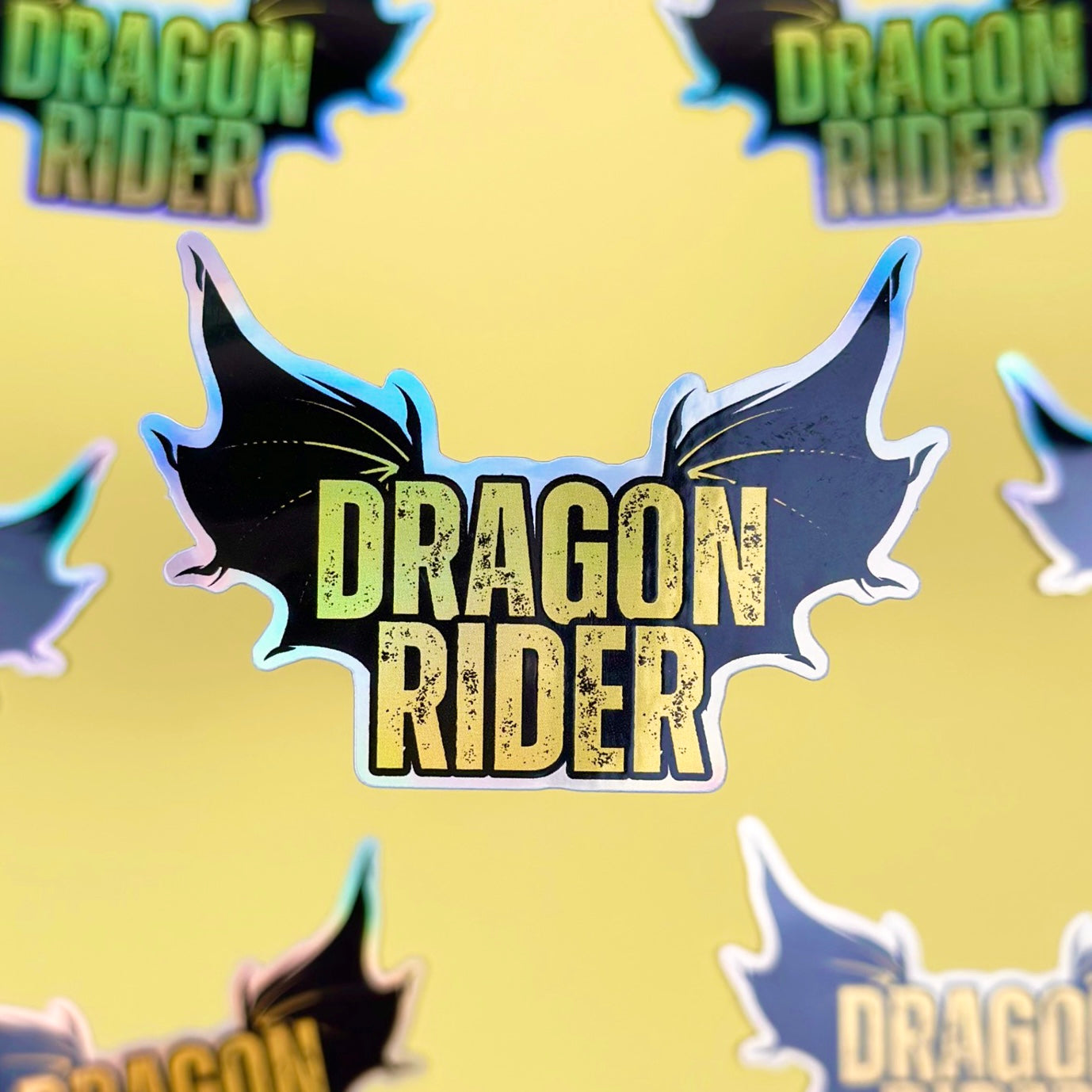 Dragon Rider Vinyl Sticker