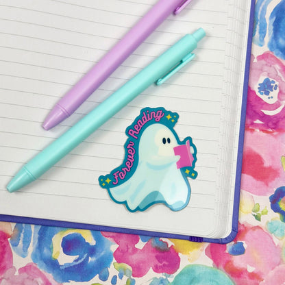 Glow in the Dark Ghost Vinyl Sticker