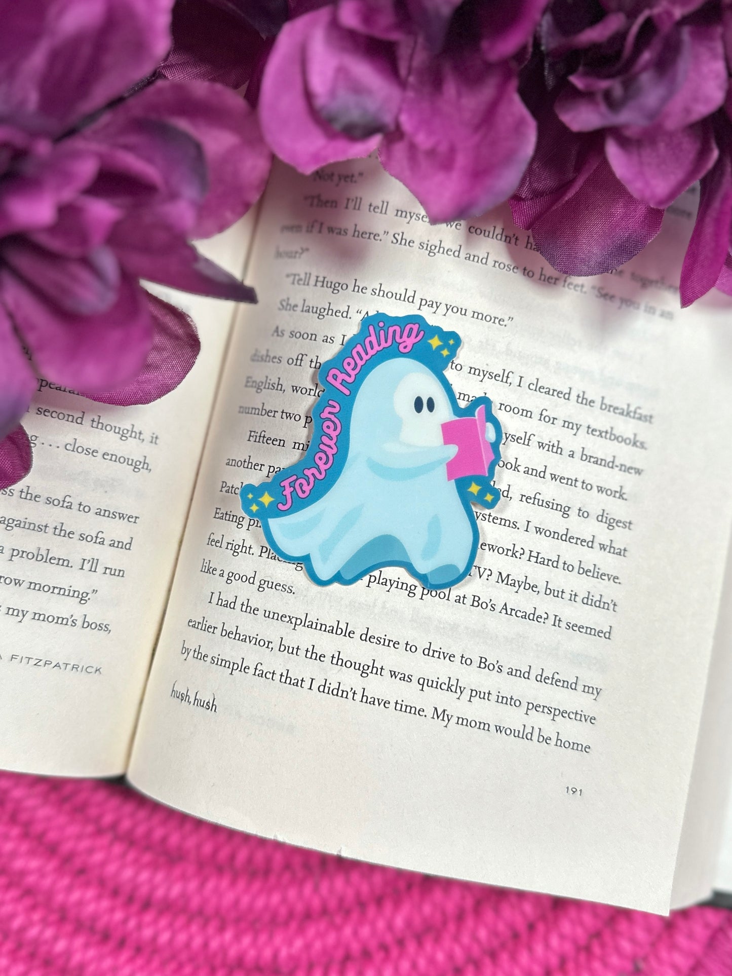 Glow in the Dark Ghost Vinyl Sticker