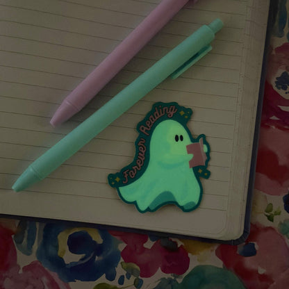 Glow in the Dark Ghost Vinyl Sticker